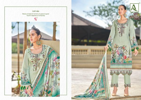 Alok Qurbat 4 Cotton Designer Dress Material Collection